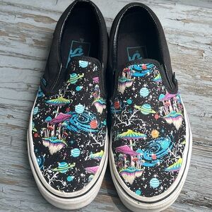Mushroom Space Slip On Vans